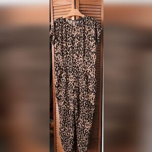 Halogen Animal Print Jumpsuit
